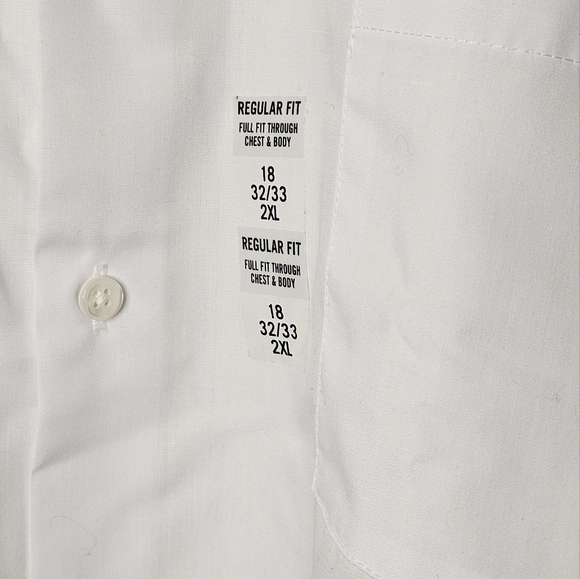 Van Heusen Classic White Dress Shirt - Picture 2 of 6